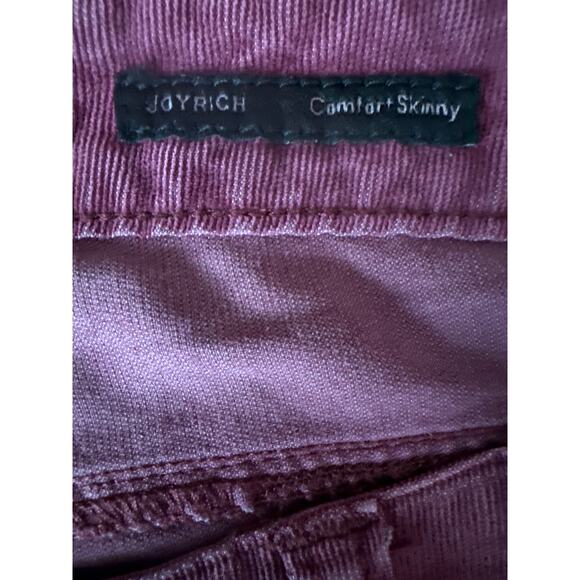 Dear John Plum Joyrich Comfort Skinny Pants Stretch Cotton Blend Size 29 - Picture 7 of 8